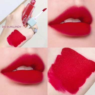 Son Lì Kem SUPER MATTE Không Chì Cao Cấp Chính Hãng - Đỏ Burgundy 90k