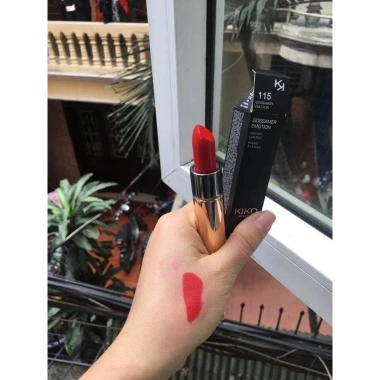 Son lì Kiko 115 màu Đỏ - Bám màu lâu trôi, trẻ trung năng động, giảm giá 350.000₫