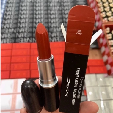 Son lì MAC Matte 602 Chili - Độ bám cao, màu nóng, chỉ 439.000₫ (giảm 92.190₫)