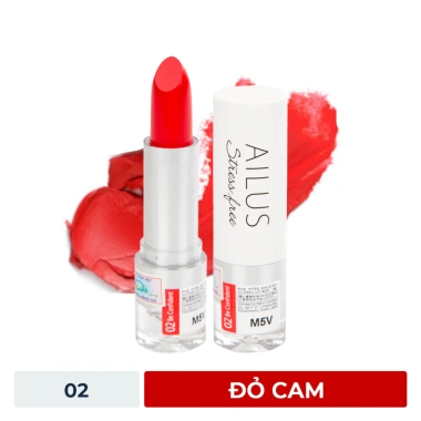Son lì mịn môi Naris Ailus Stress Free Listick Nhật Bản 4g - Giá chỉ 325.000đ, giảm mạnh