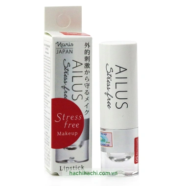 Son lì mịn môi Naris Ailus Stress Free Listick Nhật Bản 4g - Giá chỉ 325.000đ, giảm mạnh