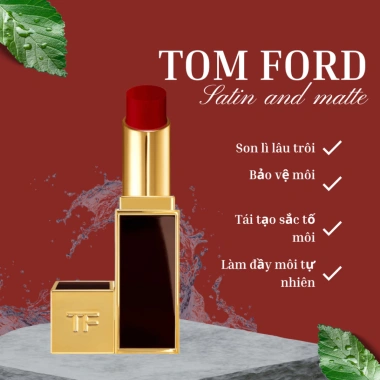 Son Lì Tom Ford Cao Cấp Satin Matte - Màu Thời Thượng, Giá 988.000₫ Chính hãng