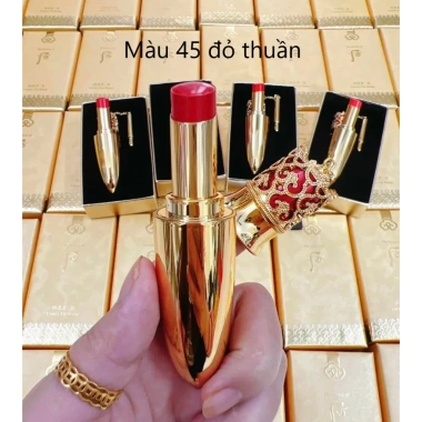 Son lì Whoo Mi Luxury Lip Rouge 6g Son hoàng cung mềm mại, bền màu, không thâm, giảm còn 519.000₫ FREESHIP