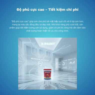 Sợn Lót Chống Kiềm X-Paint S5.000 Kháng Kiềm Cực Cao, Chống Thấm, Chống Rêu Mốc, Giá Ưu Đãi 183.500đ 8