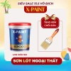 Sơn lót X-Paint S3.000 1kg - Chống kiềm, ẩm, thấm ngoại thất, tặng chổi sơn - 255k