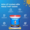 Sơn lót X-Paint S3.000 5kg chống kiềm, chống ẩm, chống thấm cho ngoại thất, tặng lu rulo và chổi sơn 2