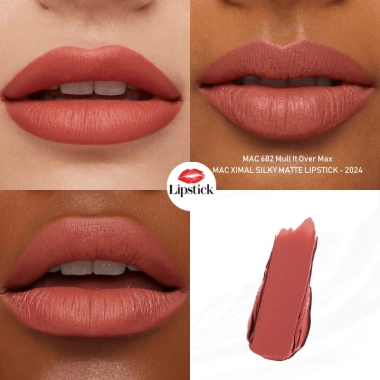 Son M·A·Cximal Silky Matte 3.5g - 682 Hồng Đất, Làn môi mịn mượt, Giá chỉ 520.000₫