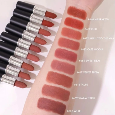 Son M·A·Cximal Silky Matte 3.5g - 682 Hồng Đất, Làn môi mịn mượt, Giá chỉ 520.000₫ 7 Son M·A·Cximal Silky Matte 3.5g - 682 Hồng Đất, Làn môi mịn mượt, Giá chỉ 520.000₫ 7