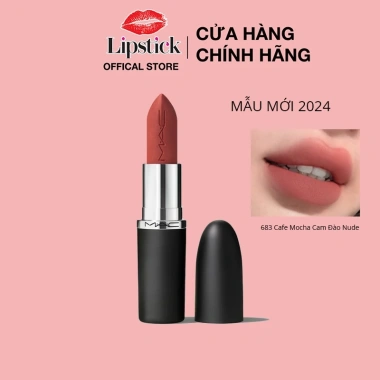 Son M·A·Cximal Silky Matte 3.5g - Cam Hồng Đất 683, giá chỉ 520.000, màu cam hồng đất quyến rũ