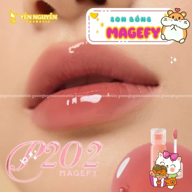 Son Magefy Serum Lipgloss - Dưỡng ẩm, bóng mượt, giá ưu đãi 95.000 VND