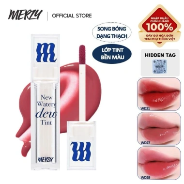 Son Merzy The Watery Dew Tint – tint ẩm mượt, màu tự nhiên, chỉ 180.000₫, giảm từ 232.200₫ 3