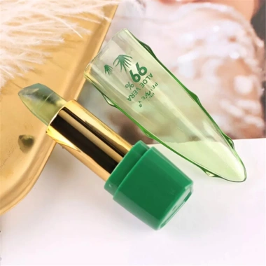 Son môi Aloe Vera Jelly Xanh trong suốt - Dưỡng ẩm, thay đổi màu, lâu trôi, giá 34.650₫ 3