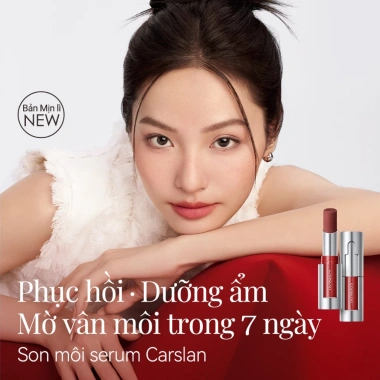 Son môi Carslan Velvet Essence Light 3.2g - Dưỡng ẩm lâu dài, màu mịn, chỉ 396.000₫