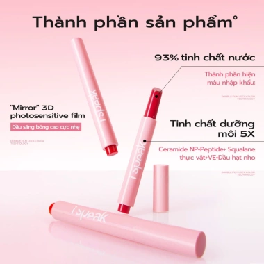 Son môi Ispeak Colorful Press Stick 2g - MISTINE, màu tươi, dưỡng ẩm, chỉ 92.747 VND