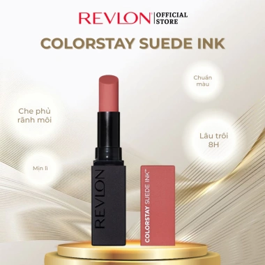 Son Môi Lâu Phai Revlon ColorStay Suede Ink 2.55g - Mịn Lì Như Nhung, Giá 309.000 VND