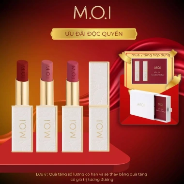 Son Môi Lì Love MOI Cosmetics 4g - Dưỡng 6-8h, Bám Màu Chắc Chắn, Giá 399k