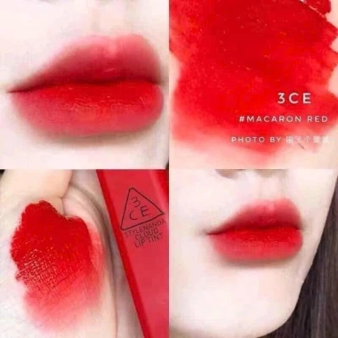 Son môi Macaron Red tone đỏ tươi – Màu đẹp, lâu trôi, giảm giá 23% chỉ 330.000₫
