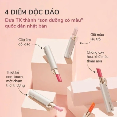 Son môi Menard TK - Lipstick chất mịn lì, đa màu, dưỡng ẩm, giảm giá tới 22% chỉ 570.000₫
