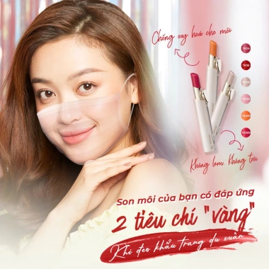 Son môi Menard TK - Lipstick chất mịn lì, đa màu, dưỡng ẩm, giảm giá tới 22% chỉ 570.000₫