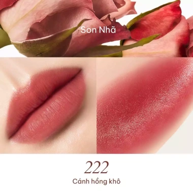 Son môi Nhã Lì Mươt 3,4g - Bền màu cao cấp, sắc màu thanh nhã, cảm giác mềm mượt - Giá chỉ 322.000₫