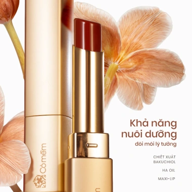 Son môi Nhã Matte Natural 3,4gr - Mềm Mịn, Dưỡng Ẩm, Ngừa Lão Hóa, Lành Tính Cỏ, 350.000 VND