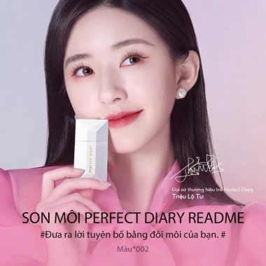 Son Môi PERFECT DIARY ReadMe Lip Veil 10 tông màu lâu trôi 4ml - Giá 293.020đ 2 Son Môi PERFECT DIARY ReadMe Lip Veil 10 tông màu lâu trôi 4ml - Giá 293.020đ 2