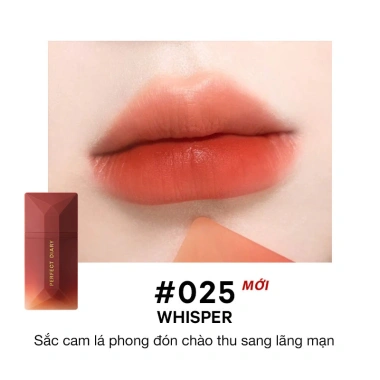 Son Môi PERFECT DIARY ReadMe Lip Veil 10 tông màu lâu trôi 4ml - Giá 293.020đ 17 Son Môi PERFECT DIARY ReadMe Lip Veil 10 tông màu lâu trôi 4ml - Giá 293.020đ 17
