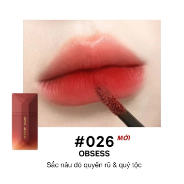Son Môi PERFECT DIARY ReadMe Lip Veil 10 tông màu lâu trôi 4ml - Giá 293.020đ 18 Son Môi PERFECT DIARY ReadMe Lip Veil 10 tông màu lâu trôi 4ml - Giá 293.020đ 18