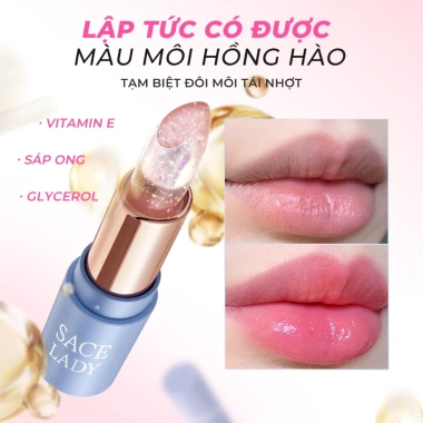 Son môi SACE LADY Dưỡng ẩm Thay đổi Nhiệt độ Siêu Dính 3.5g Giá chỉ 65.807 VND