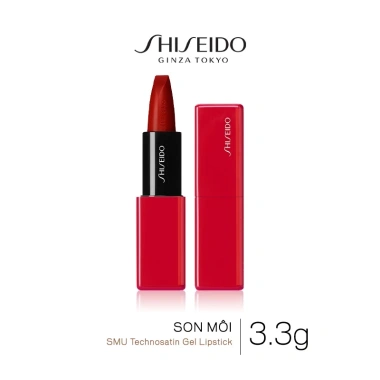 Son môi Shiseido SMU Technosatin Gel Lipstick 3.3G - Dưỡng ẩm, màu bền, chỉ 835.000 VND