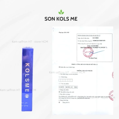 Son môi thuần chay Kolsme dưỡng ẩm, an toàn cho mẹ bầu, giảm giá 18%