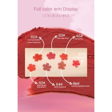 Son môi Veecci 7 màu Velvet Matte dưỡng ẩm, lâu trôi, không thấm nước, siêu mịn 2