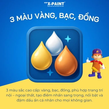 Sơn Nhũ Tăng Thẩm Mỹ - Nhũ Vàng, Bạc, Đồng Sơn Gấm, Gai, Cột Gỗ, Tượng - 187.830₫ 2