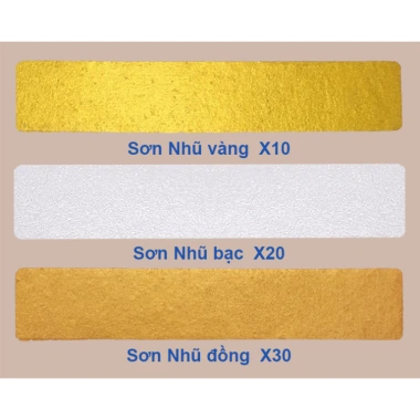 Sơn Nhũ Tăng Thẩm Mỹ - Nhũ Vàng, Bạc, Đồng Sơn Gấm, Gai, Cột Gỗ, Tượng - 187.830₫ 9