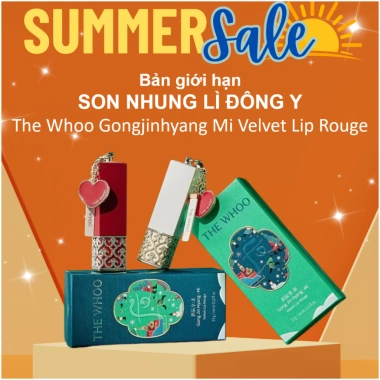 Son nhung lì The History Whoo Gongjinhyang Mi Velvet giảm tới 22% giá 568.400₫