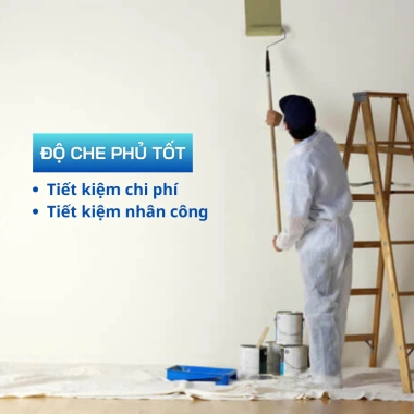 Sơn Nội Thất X-Paint X300 - Sơn Trắng Tường Trần Thạch Cao Thẩm Mỹ 405.960₫ 4