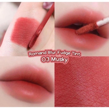 Son Romand Blur Fudge Tint #03 Musky chính hãng màu nâu, dưỡng ẩm, giá 269.000₫