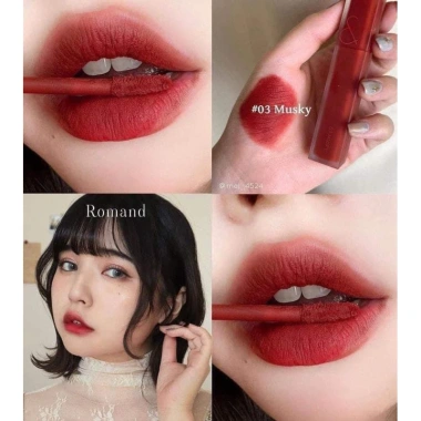 Son Romand Blur Fudge Tint #03 Musky chính hãng màu nâu, dưỡng ẩm, giá 269.000₫