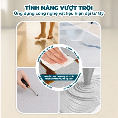 Sơn sàn Epoxy Kingsmen 3,5kg – Tự san phẳng, không đục phá, chống thấm, bền đẹp 2