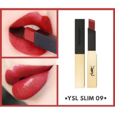 Son Slim Rouge Pur Couture Velvet Radical Aura – Màu Đỏ Cực Sắc, Công Thức Thuần Khiết, Giá Ưu Đãi 680.000₫