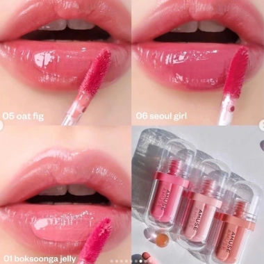 Son thạch tint bóng thuần chay Amuse Jel Fit Tint - Màu 01 03 05 06 11 12 3,8g Giá 288.610 VND 4