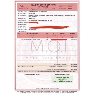Son thỏi cao cấp Love By M.O.I – Lỳ mềm môi, lâu trôi, giảm còn 259.000đ (giá gốc 326.340đ)