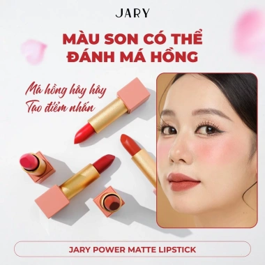 Son Thỏi Lì Cao cấp Jary Power Matte - Bộ sưu tập màu bền lâu, giá ưu đãi 285k