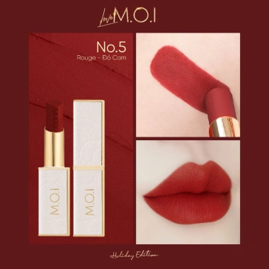 Son Thỏi Love M.O.I Holiday 2.7g - Lễ Hội, màu đậm, giữ màu lâu, chỉ 399.000 VND