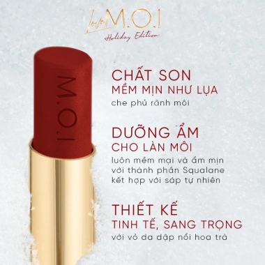 Son Thỏi Love M.O.I Holiday 2.7g - Phiên Bản Lễ Hội, Giá ưu đãi 399k (giá gốc 478.800) 6