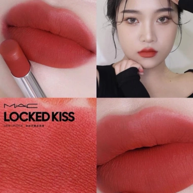 Son thỏi M@C Locked Kiss 24H - Son môi lâu trôi 24h, màu tươi, giá chỉ 471.450₫