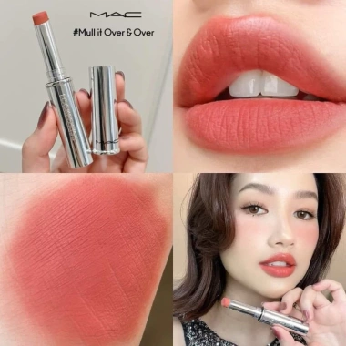 Son thỏi M@C Locked Kiss 24H - Son môi lâu trôi 24h, màu tươi, giá chỉ 471.450₫