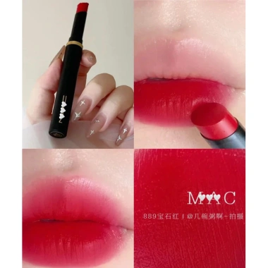 Son Thỏi M@C Velvet Blur Slim - Màu Đậm, Công Thức Mịn, Giá chỉ 399.000đ