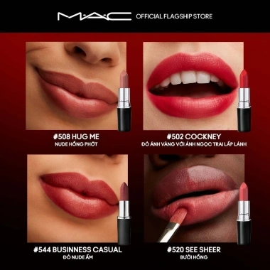 Son thỏi MAC Lustreglass Sheer Shine - Dưỡng ẩm, mềm môi, căng bóng, giảm 670k