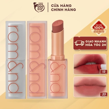 Son Thỏi Siêu Lì Romand New Zero Matte MUTURAL NUDE Hàn Quốc 199k - 3g
